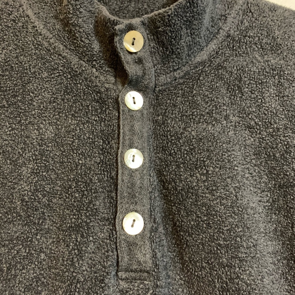 Soft Surroundings M Cuddle Pullover Quarter Button - image 6